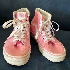 Pink High Top Vans